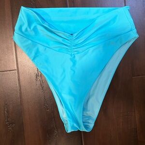 aerie high cut cheeky swim bottoms